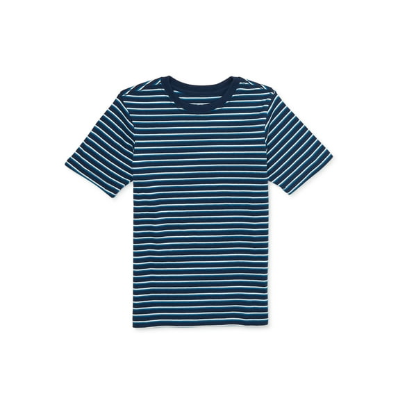 Wonder Nation Boys Striped Tee, Sizes 4-18 & Husky