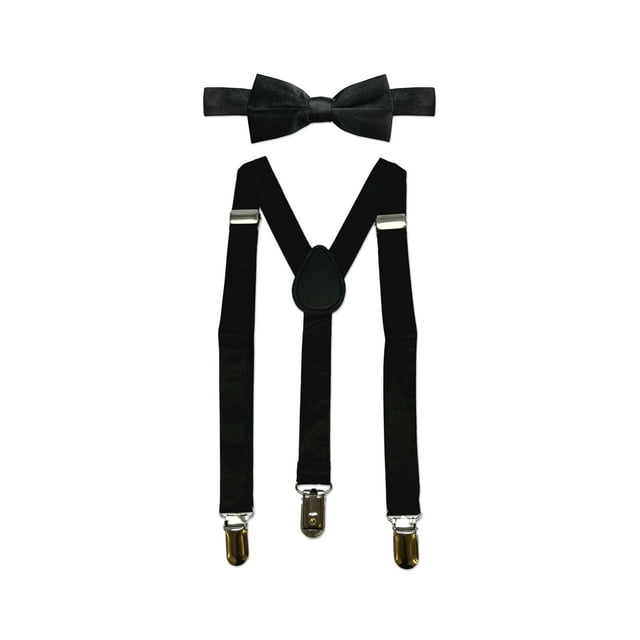 Wonder Nation Boys Suspenders and Bow Tie Set, 2-Piece