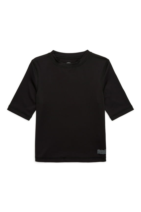Boys Everyday Swim Rash Guard with UPF50+, Sizes 4-18 & Husky