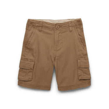 Wonder Nation Boys Twill Cargo Shorts, Size 4-18 & Husky