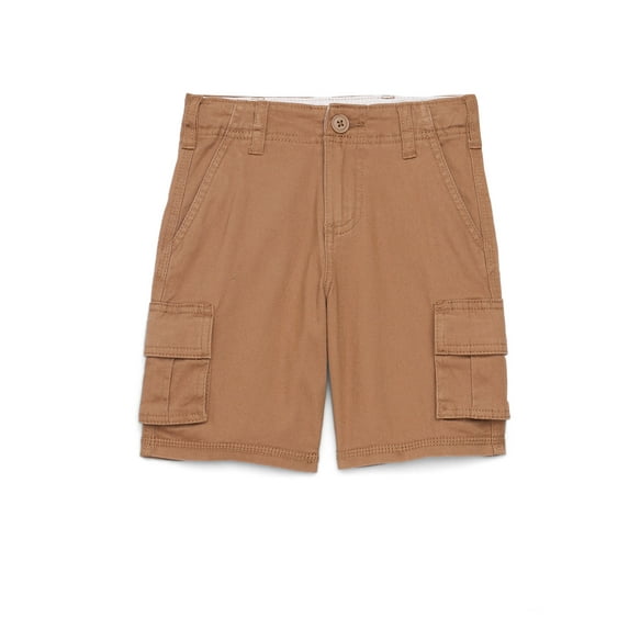 Wonder Nation Boys Twill Cargo Shorts, Size 4-18 & Husky