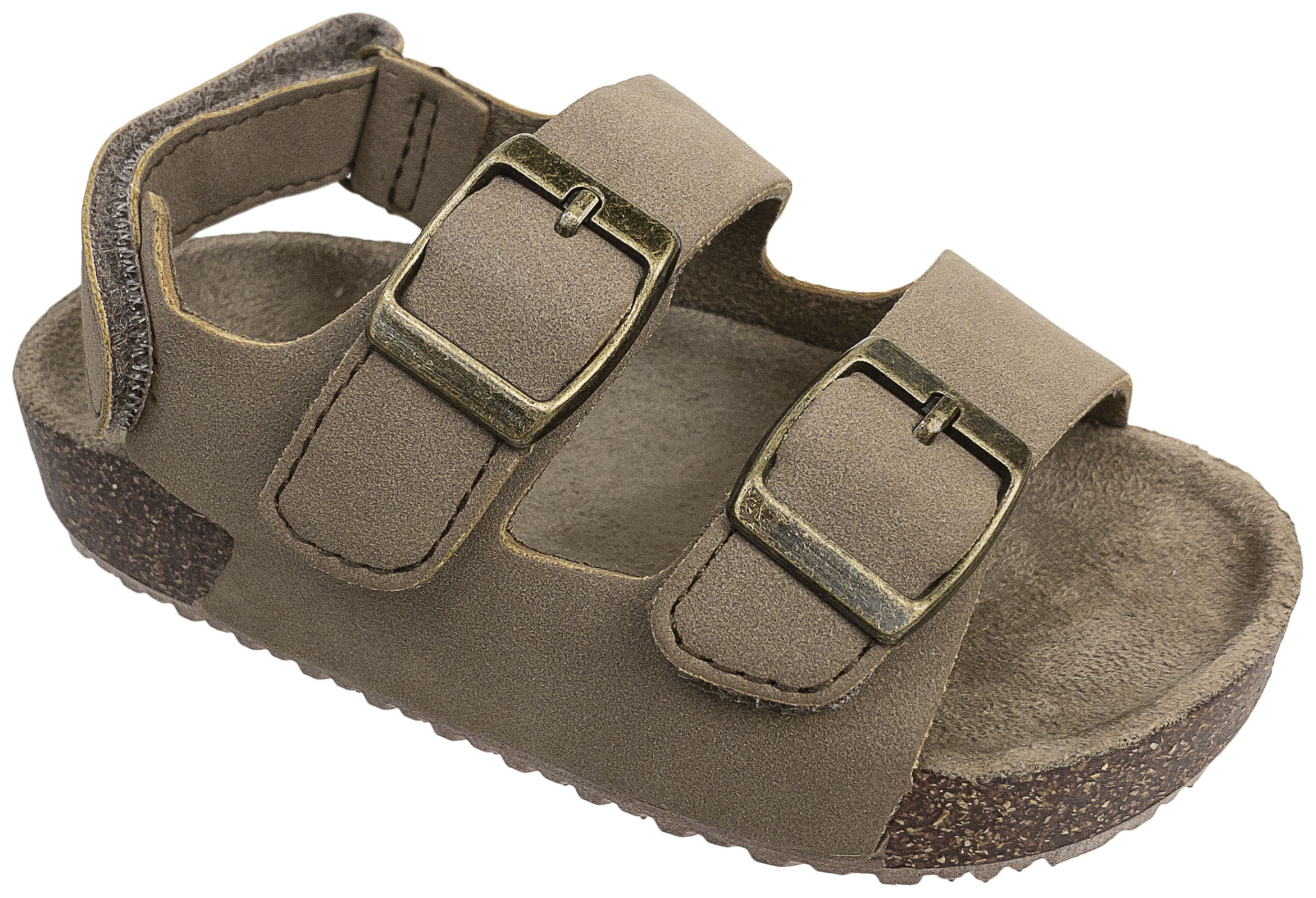 Wonder Nation Boys Two Buckle Footbed Sandals (Toddler Boys)
