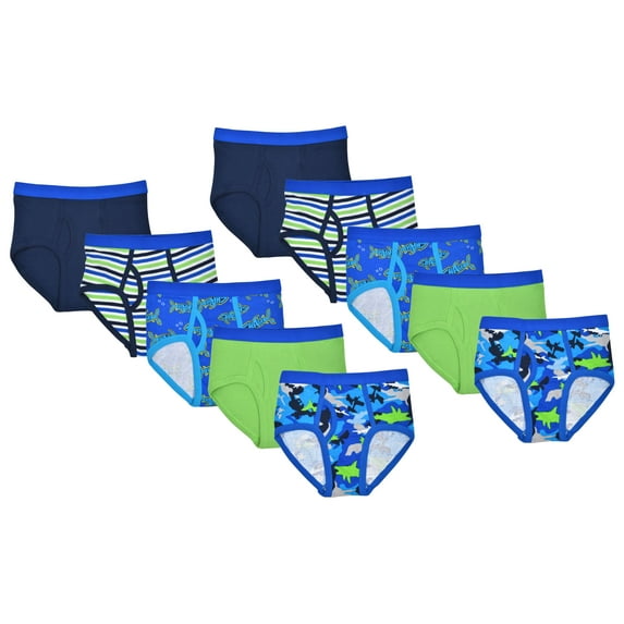 Wonder Nation Boys Underwear, Briefs, 10-Pack, Sizes S-XL