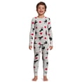 thumbnail image 1 of Wonder Nation Boys Valentine's Day Long Sleeve Tight-Fit Pajama Set, 2-Piece, Sizes 4-10, 1 of 5