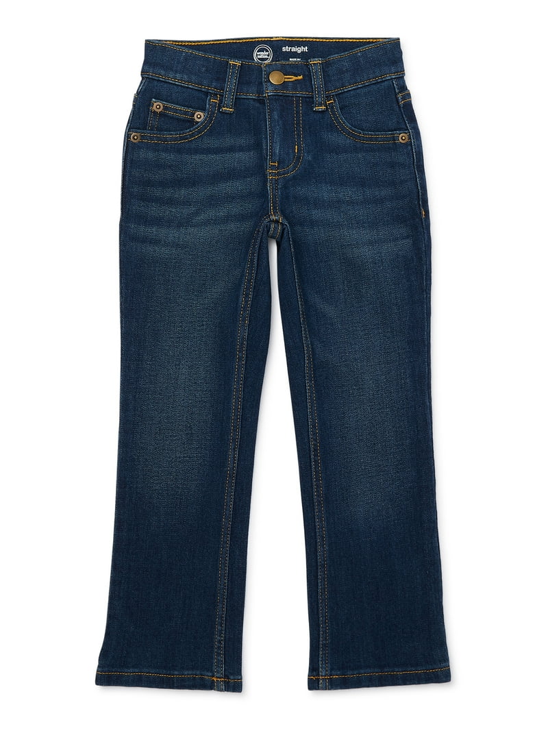 Wrangler Boys Vintage Straight Leg Denim Jeans - Classic Fit