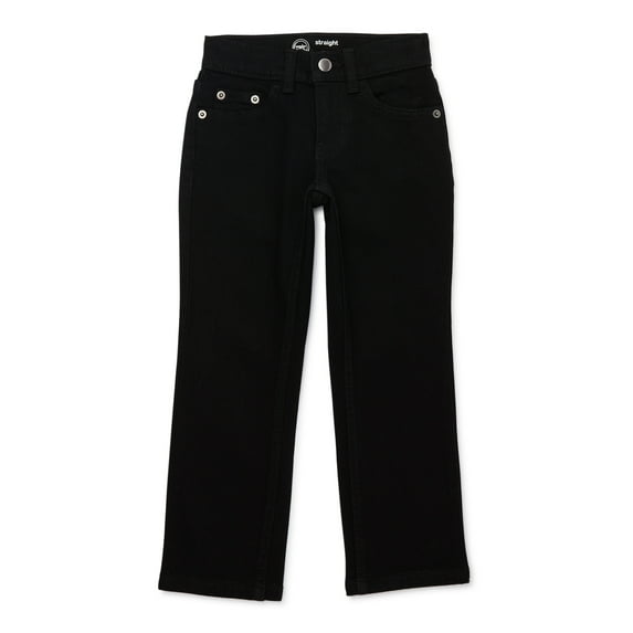 Wonder Nation Boys Vintage Straight Leg Denim Jeans, Sizes 4-18 and Husky