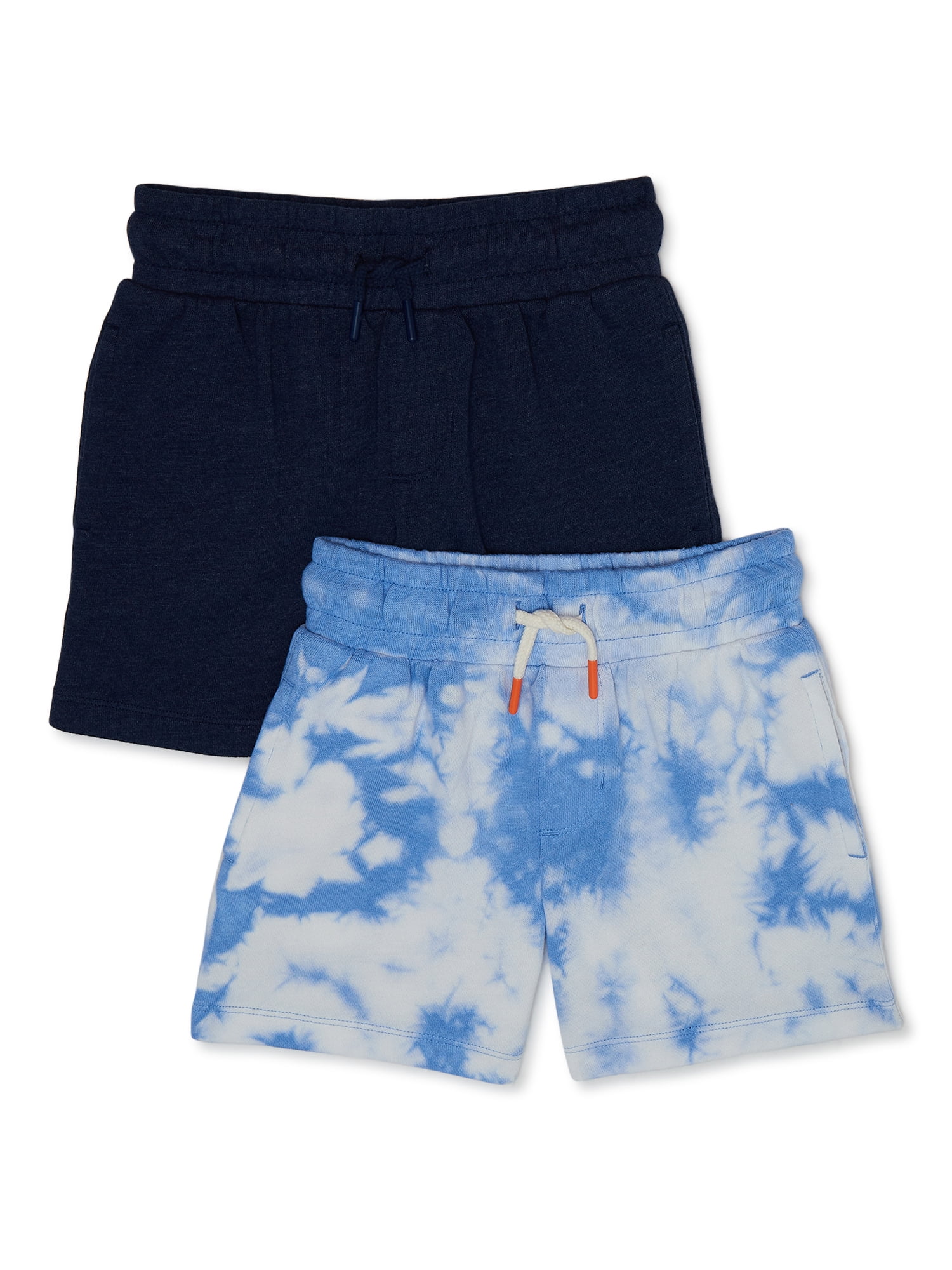 Wonder Nation Shorts Garçon Taille 7 Ou 18 – Orange Coral, Plat, Coton, été, Neuf Avec étiquettes