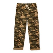 Wonder Nation Boys Woven Pull On Pants, Sizes 4-18 & Husky
