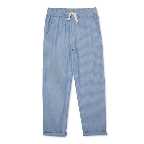 Wonder Nation Boys Woven Pull On Pants, Sizes 4-18 & Husky