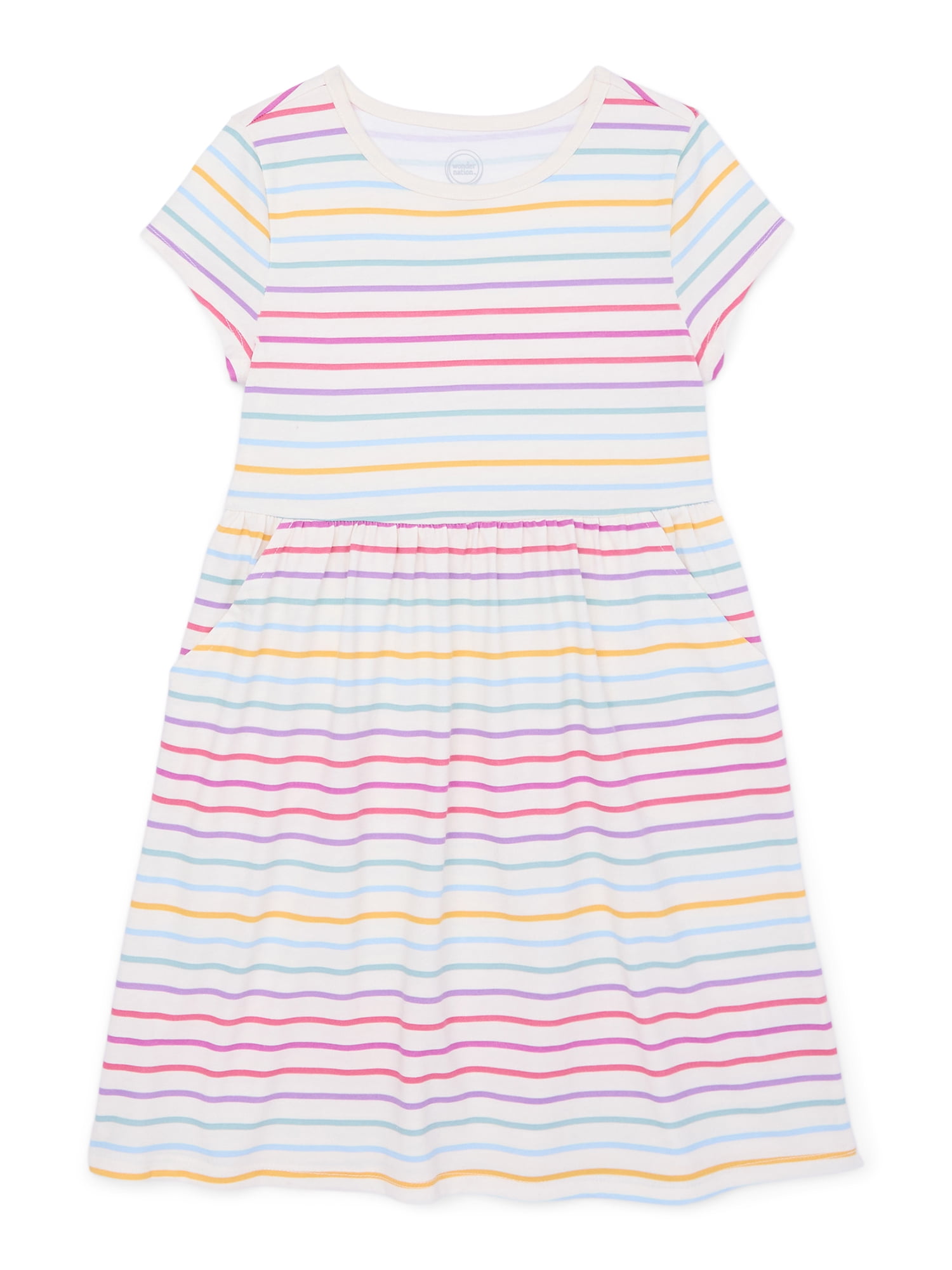 KIDS ROUND NECK TIERED DRESS  12-14 DANCING WITH DESTINY