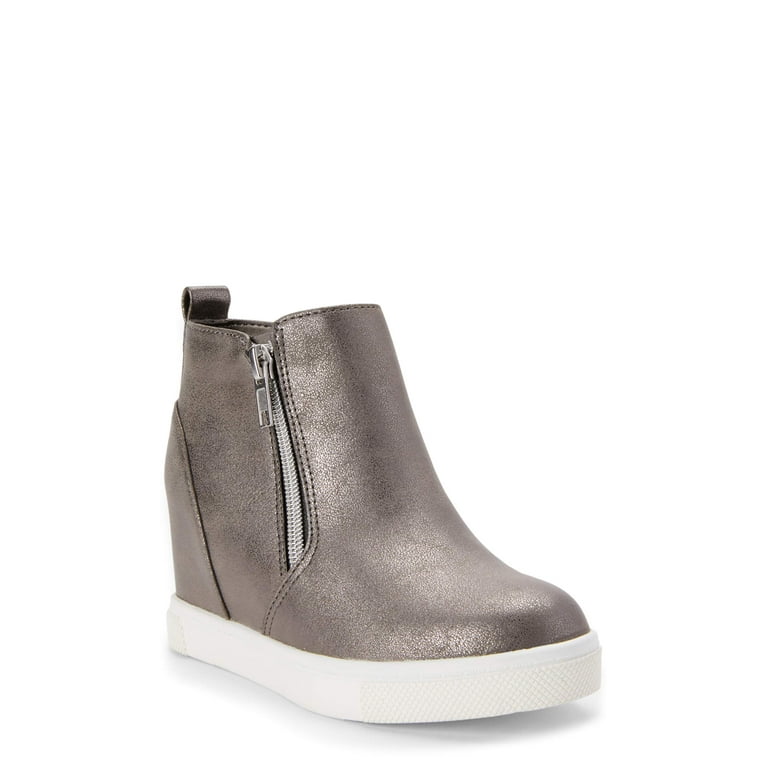 Wonder Nation Casual Wedge Sneaker Booties Little Girls Big