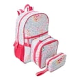thumbnail image 1 of Wonder Nation Children's Backpack with Lunch Box and Pencil Case 3-Piece Set Pink Leopard Tie Dye, 1 of 5