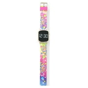 Wonder Nation Childrens Unisex Touch LED Watch with Silicone Strap in Rainbow with Unicorn Dial WN4256WM
