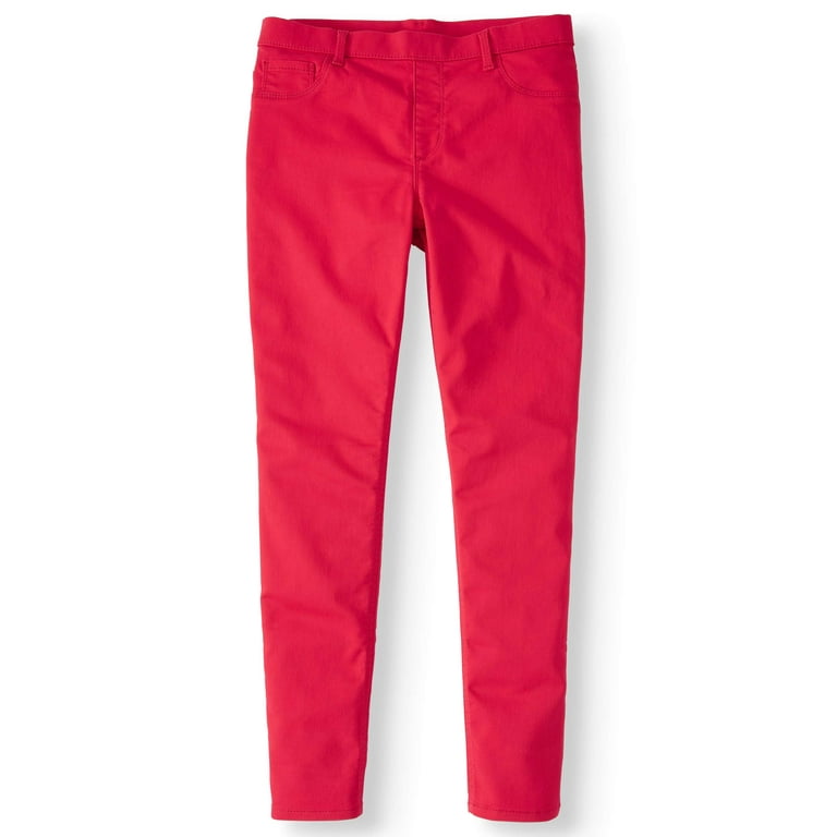 Walmart red jeggings sales