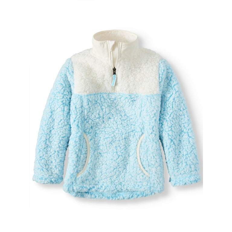 Wonder nation sherpa pullover best sale