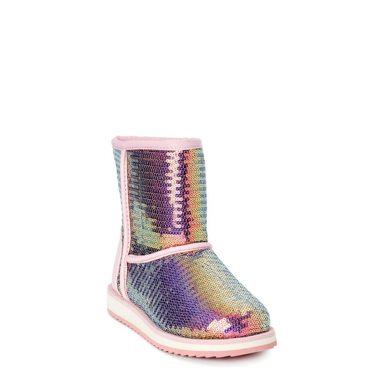 Little girl shop sequin boots