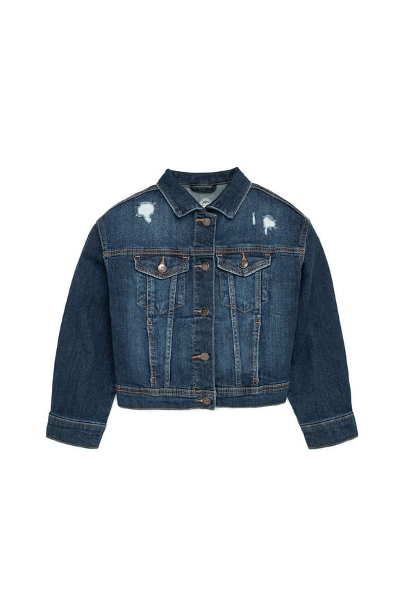 Girls Denim Jacket, Sizes 4-18 & Plus