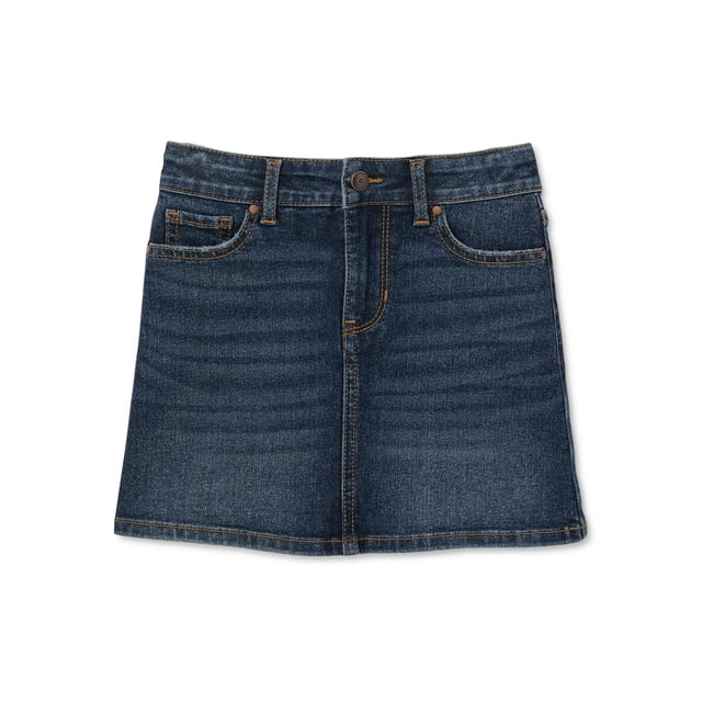 Wonder Nation Denim Skirt, Sizes 4-18 & Plus - Walmart.com