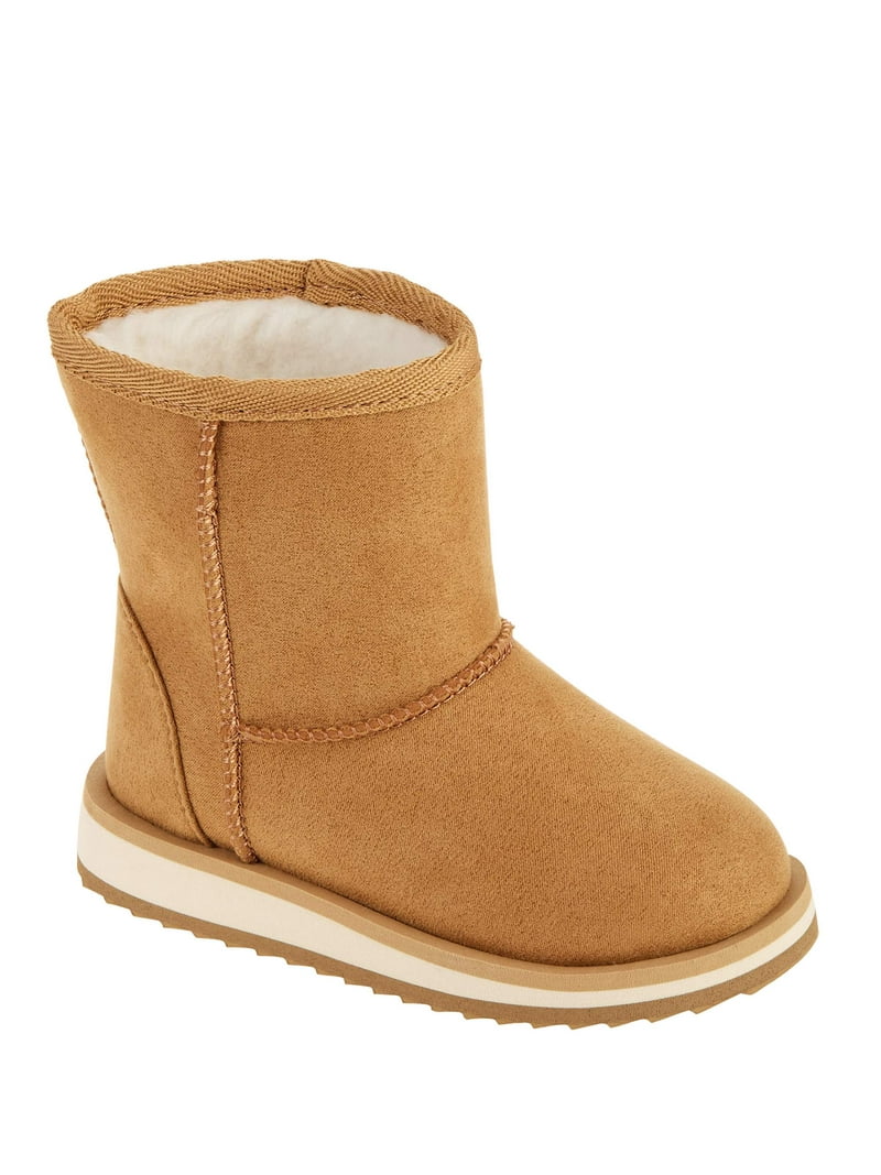 うーたん Wonder Nation Faux Shearling Winter Boots for Toddler Girls