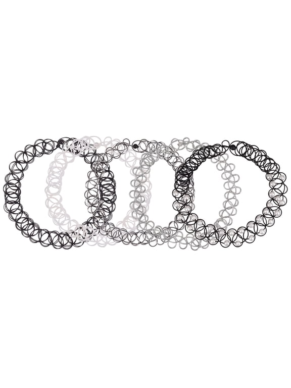 Female 5pc Stretch Choker Set, 12"
