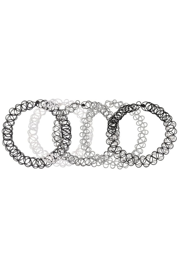 Wonder Nation Female 5pc Stretch Choker Set, 12"