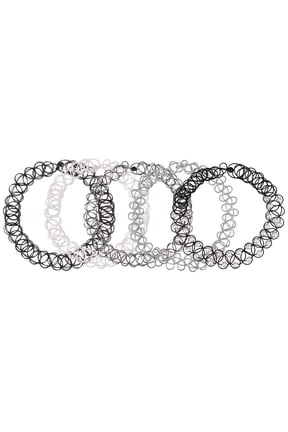 Female 5pc Stretch Choker Set, 12"