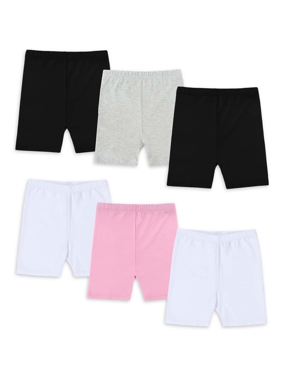 Toddler Girl Play Shorts, 6-Pack, Sizes 2T-5T