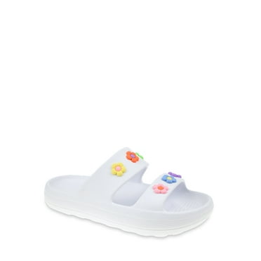 Wonder Nation Girl Eva Slide Sandals With Charms