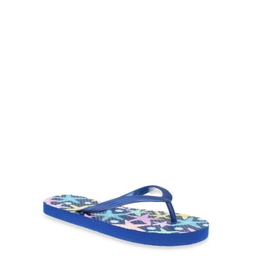 Wonder Nation Girl Printed Flip Flop Sandals