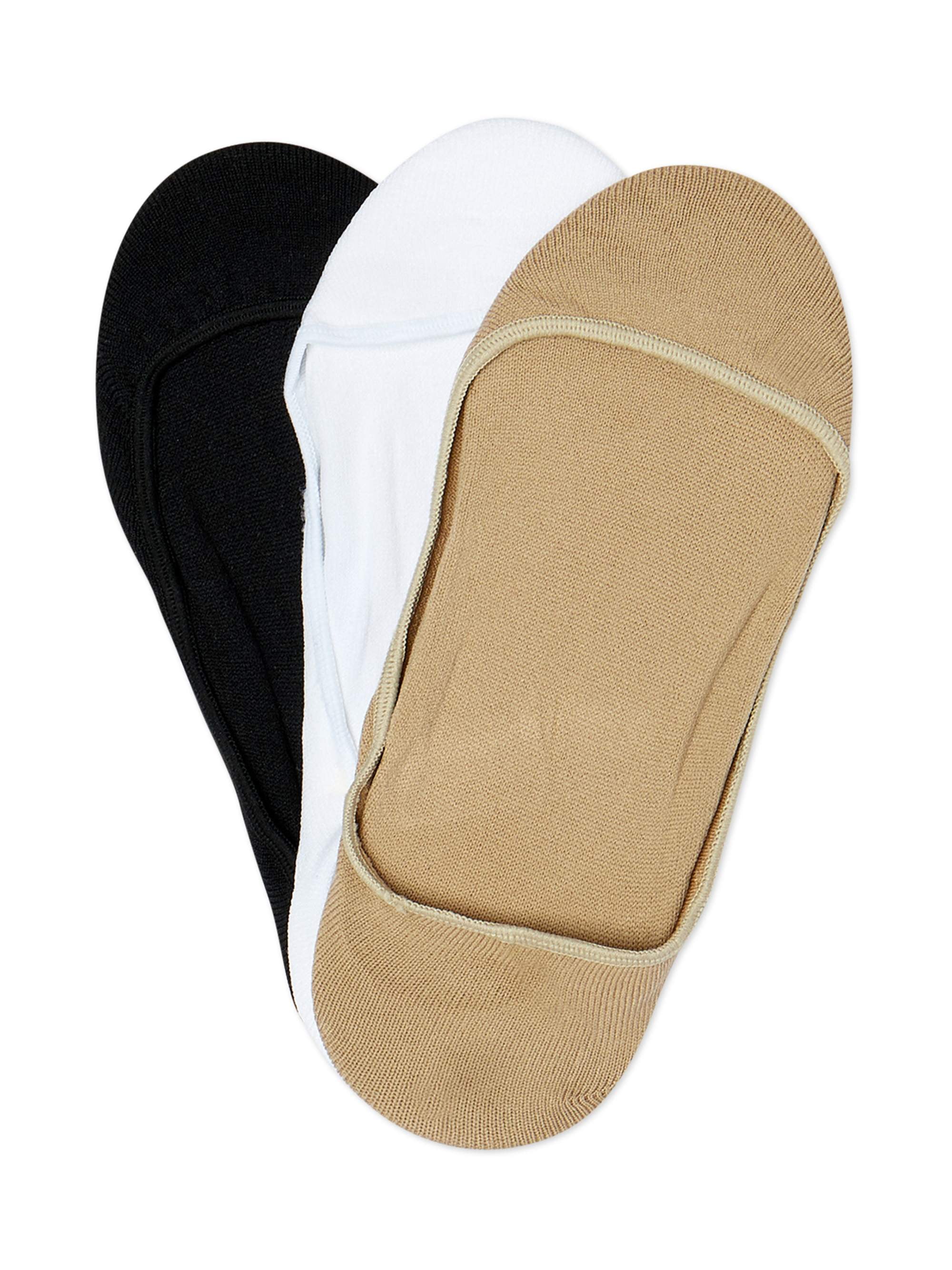 Wonder  Nation Girl's 3-Pack Liner Socks, Sizes S-L