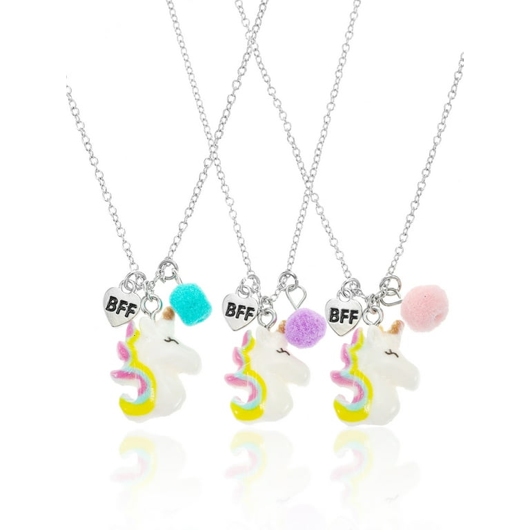 Unicorn best friend necklaces deals