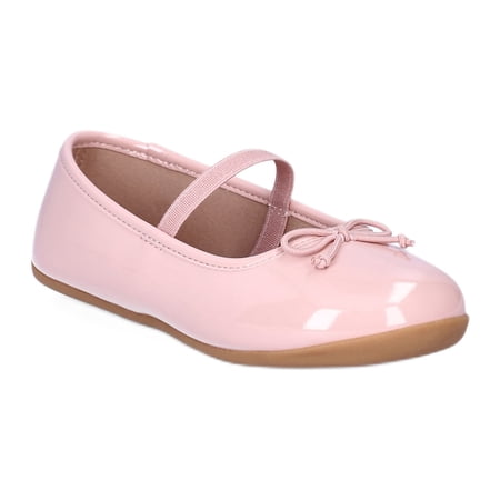 Wonder Nation Girls Bow Ballet Flats