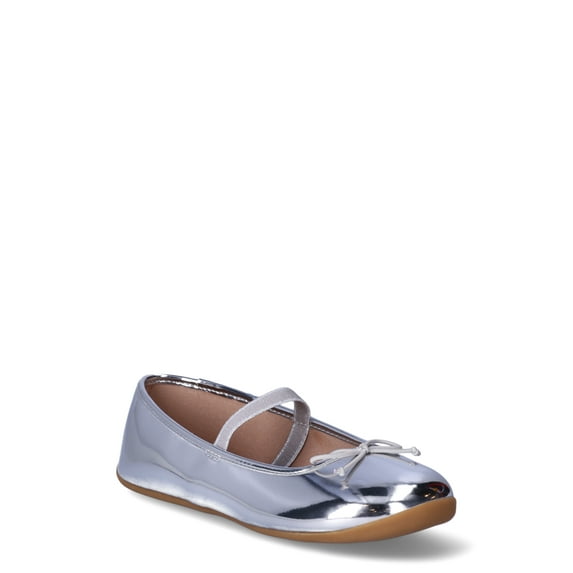Wonder Nation Girls Bow Ballet Flats
