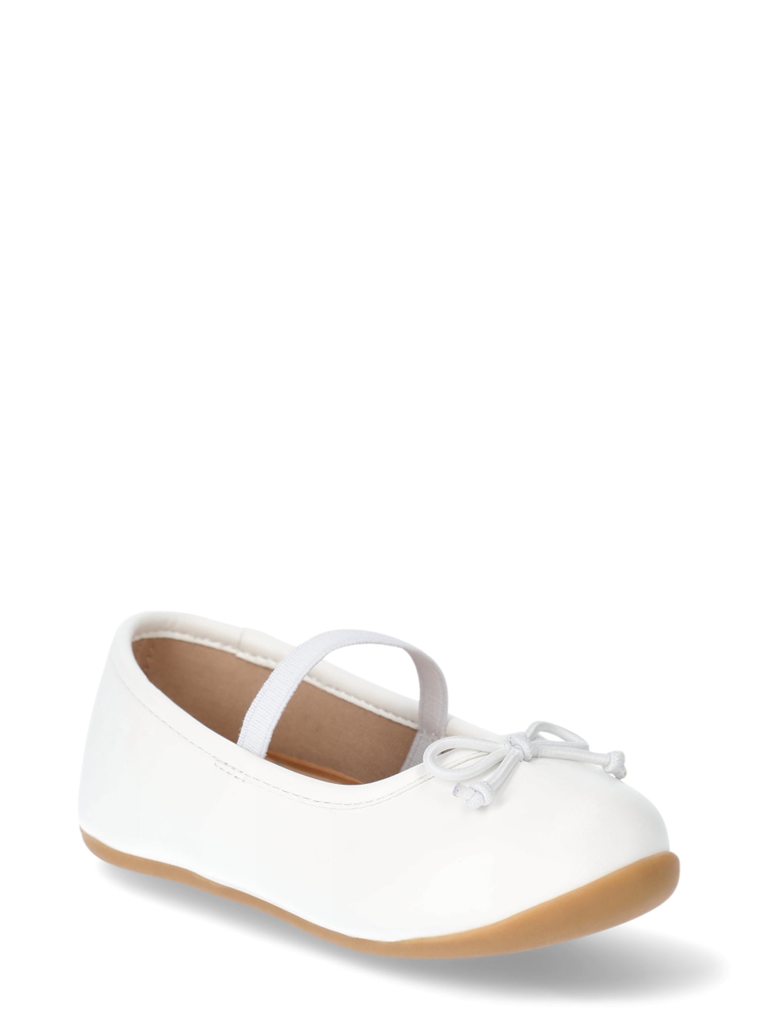 Wonder Nation Girls Bow Ballet Flats