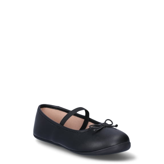 Wonder Nation Girls Bow Ballet Flats