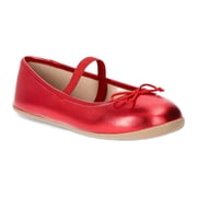 Wonder Nation Girls Bow Ballet Flats