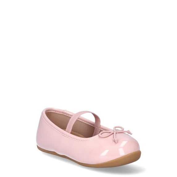Wonder Nation Girls Bow Ballet Flats