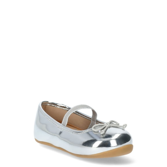 Wonder Nation Girls Bow Ballet Flats