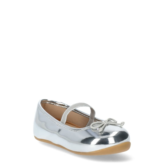Wonder Nation Girls Bow Ballet Flats