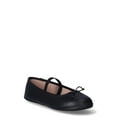 thumbnail image 1 of Wonder Nation Girls Bow Ballet Flats, 1 of 6