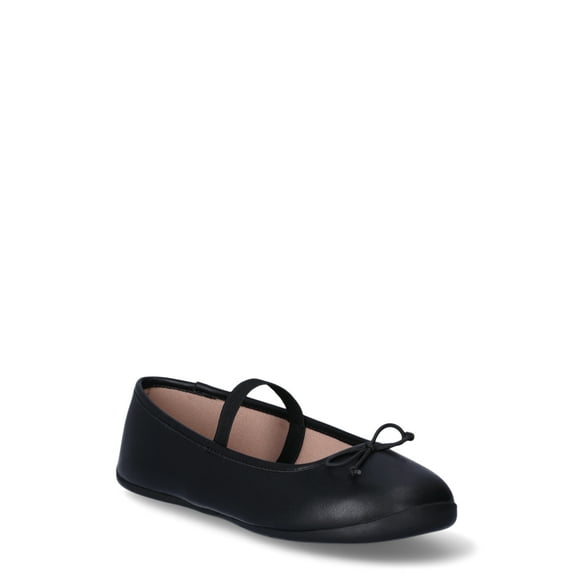 Wonder Nation Girls Bow Ballet Flats