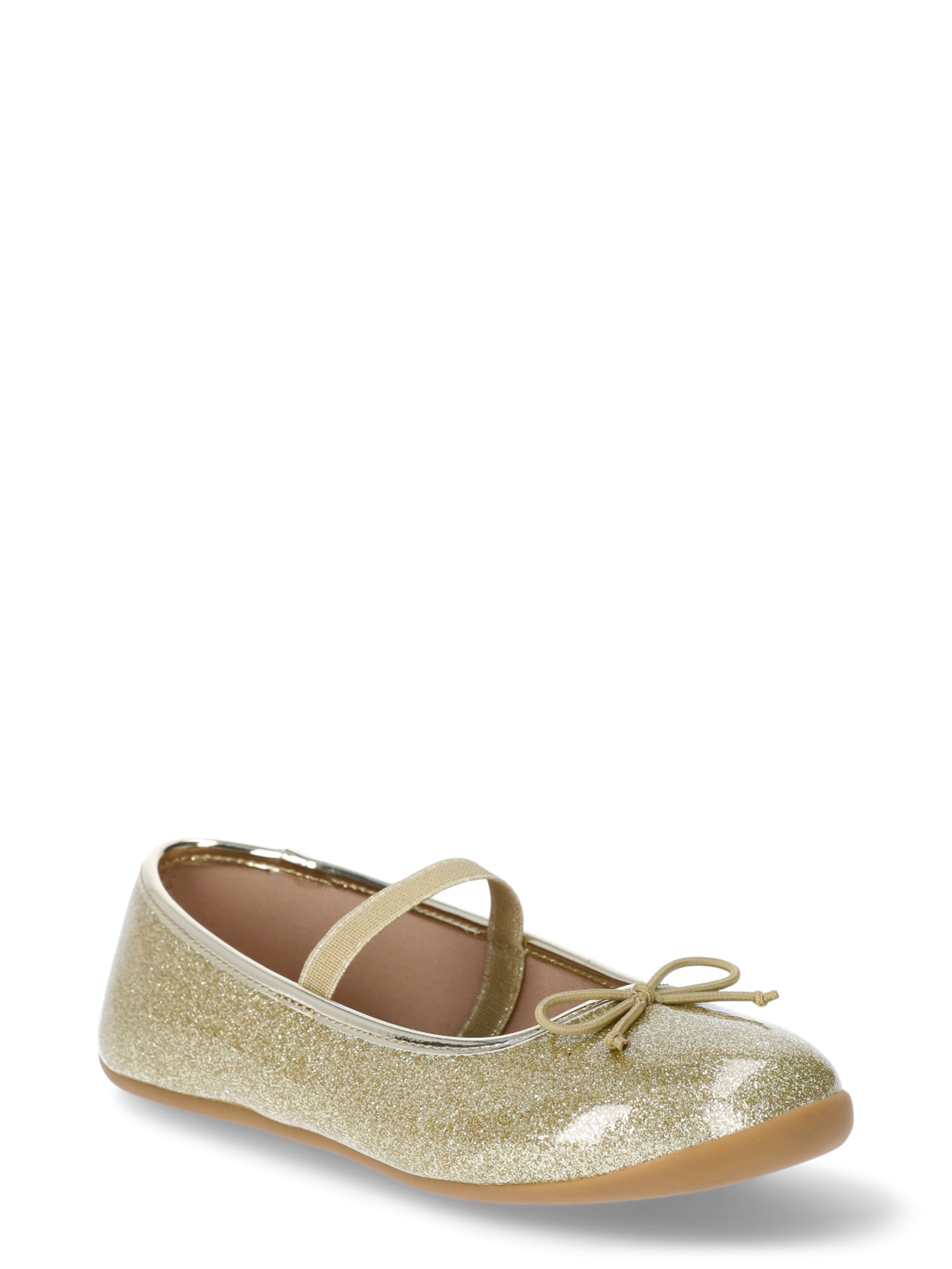 Wonder Nation Girls Bow Ballet Flats