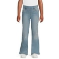 thumbnail image 1 of Wonder Nation Girl's Core Flare Jegging Jeans, Sizes XS-3XLP, 1 of 6
