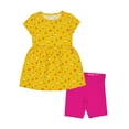thumbnail image 1 of Wonder Nation Girls Dress and Biker Shorts Set, 2-Piece, Sizes 4-18 & Plus, 1 of 3