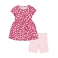 thumbnail image 1 of Wonder Nation Girls Dress and Biker Shorts Set, 2-Piece, Sizes 4-18 & Plus, 1 of 3