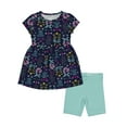 thumbnail image 1 of Wonder Nation Girls Dress and Biker Shorts Set, 2-Piece, Sizes 4-18 & Plus, 1 of 3