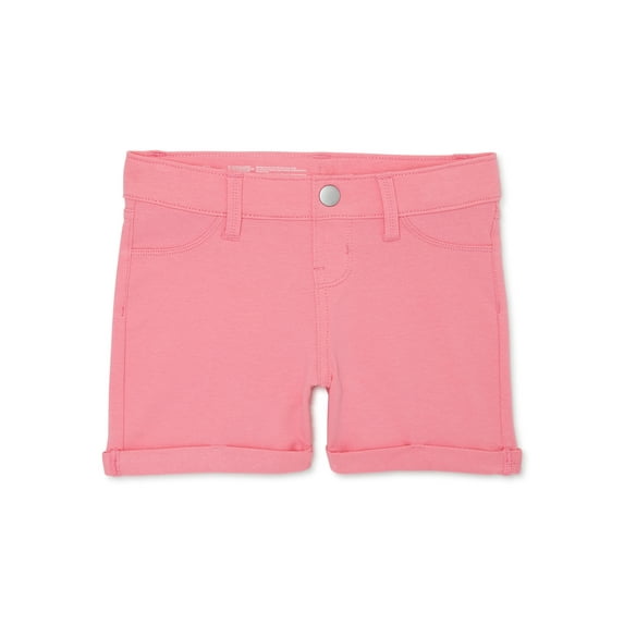 Wonder Nation Girl's French Terry Shorts, Sizes 4-18 Plus