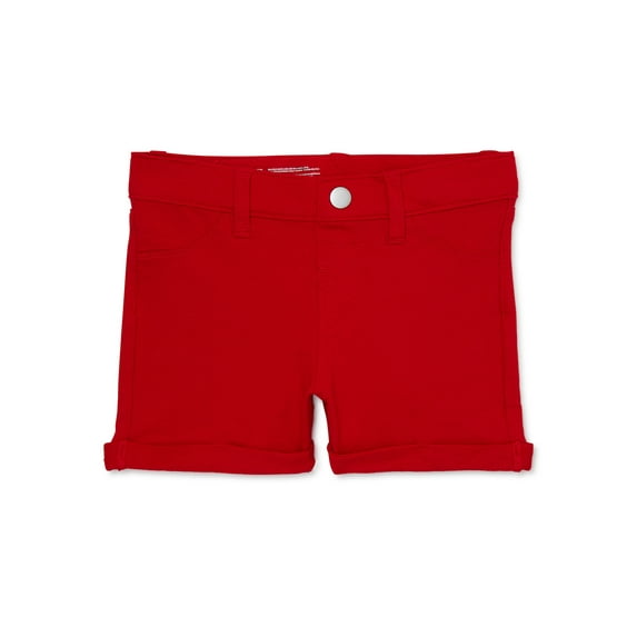 Wonder Nation Girl's French Terry Shorts, Sizes 4-18 Plus