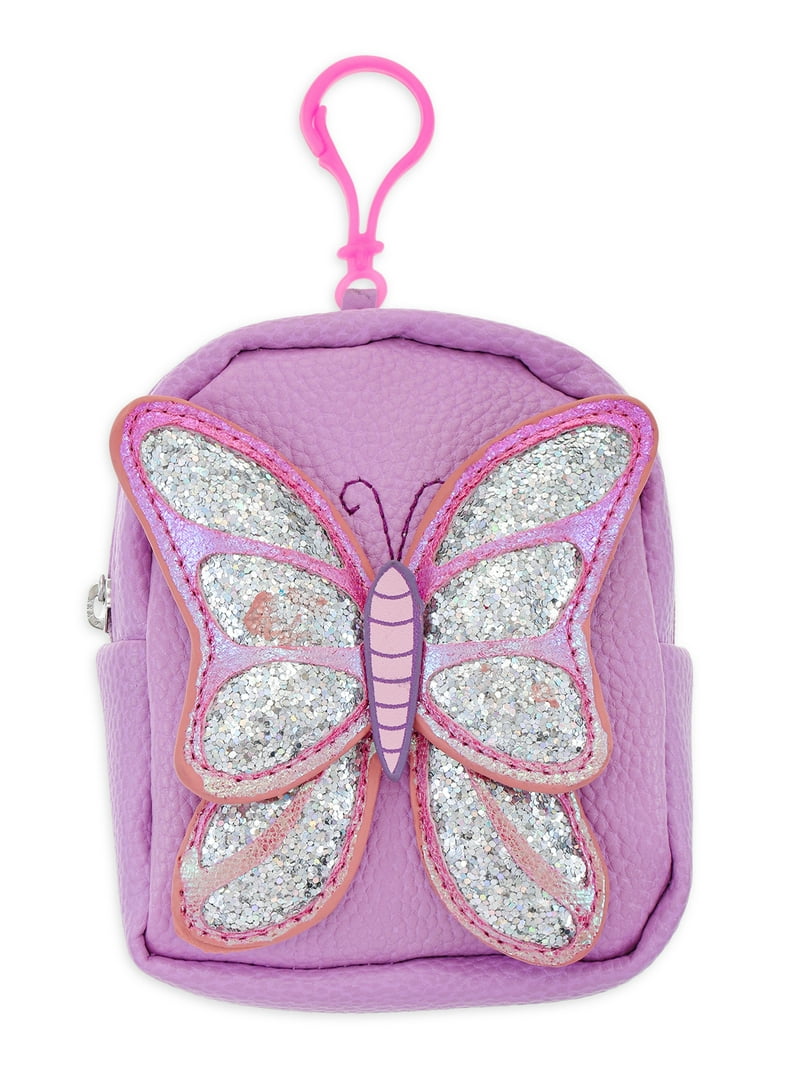 Wonder Nation Glitter Butterfly Pouch Backpack Clip for  display picture 1