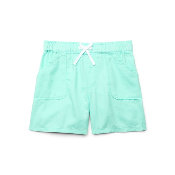 Wonder Nation Girl's Plus Color Pull On Shorts, Sizes 4-18 & Plus